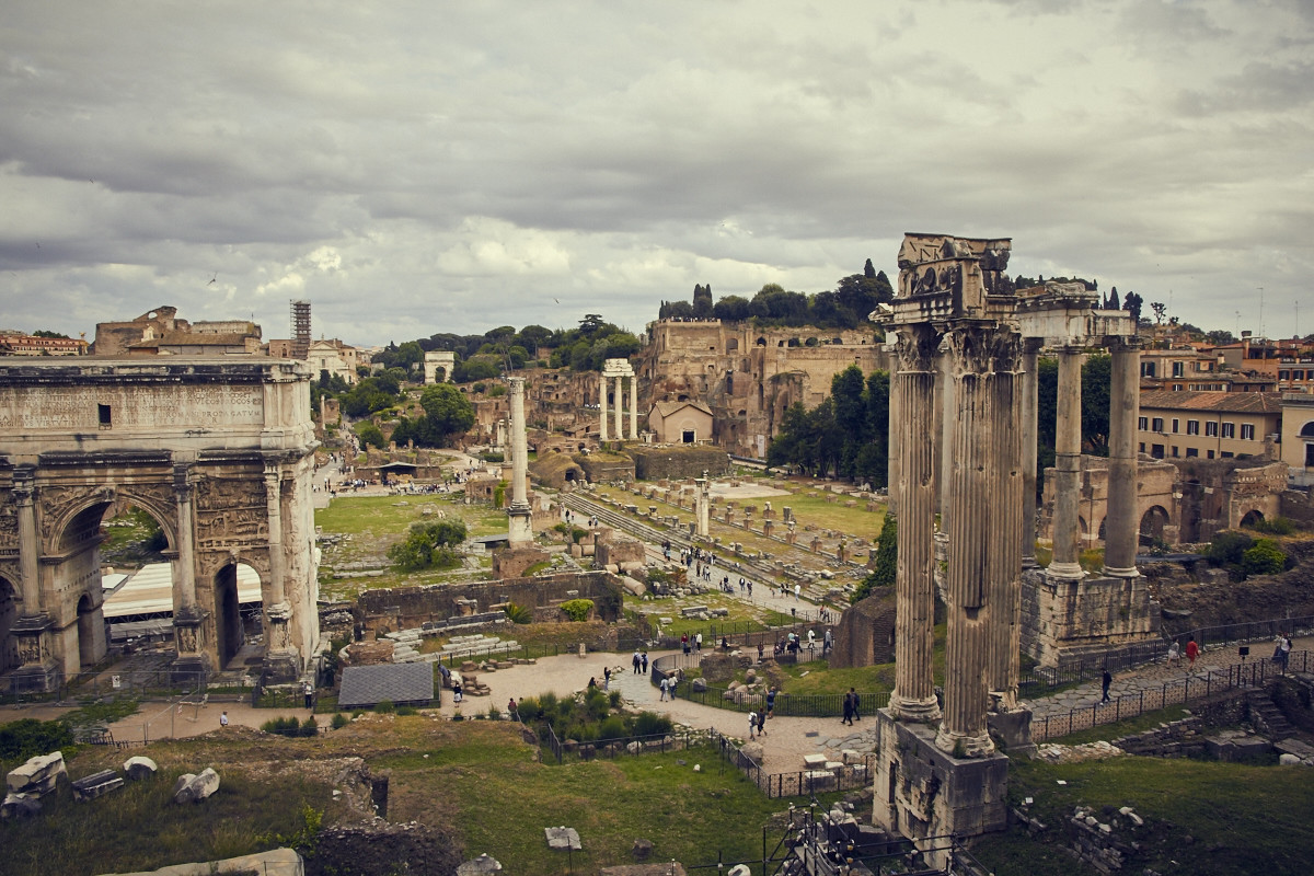 Forum Romanum, Ruinen, Sightseeing, Rom Kurztrip zu Ostern, Blick, Aussicht, Rom, Roma, Italien, Sehenswürdigkeit, Must See, Miles and Shores