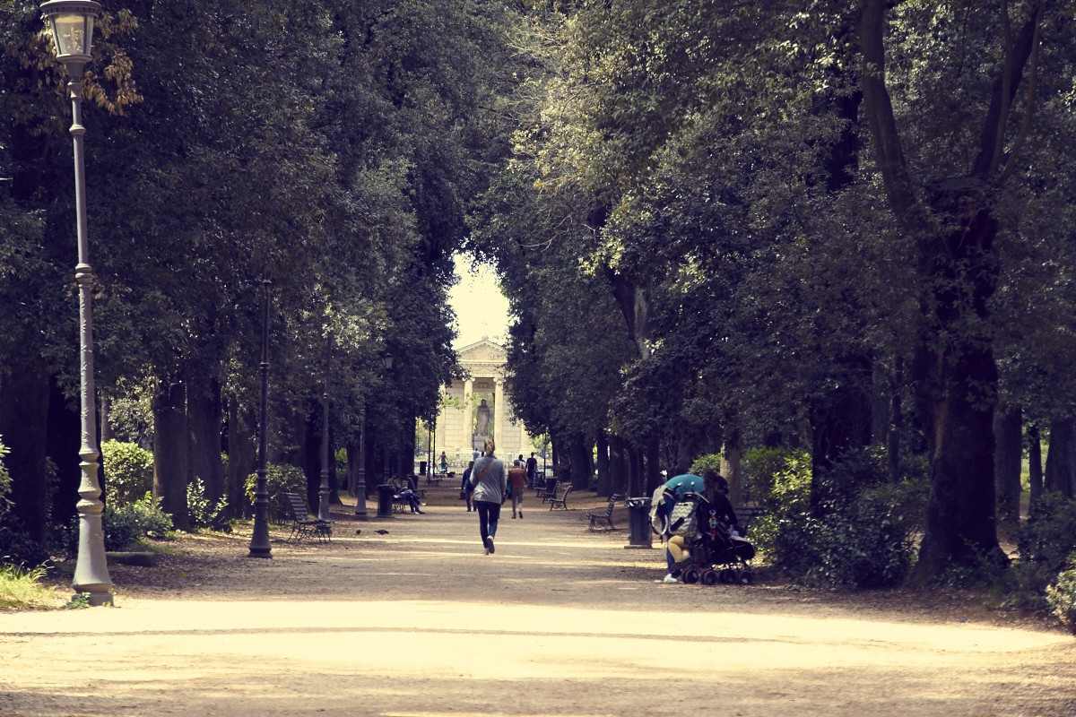 Villa Borghese, Rom, Italien, Park, spazieren, geniessen, Städtereise, Miles and Shores