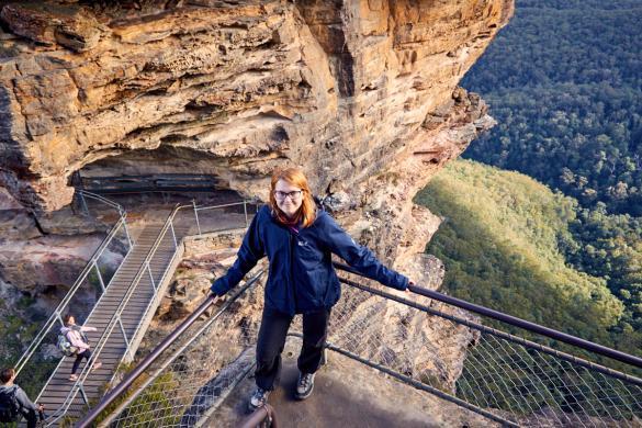Chrisi, Three Sisters, Walk, Stufen, stairs, Felsen, Blue Mountains, things to do