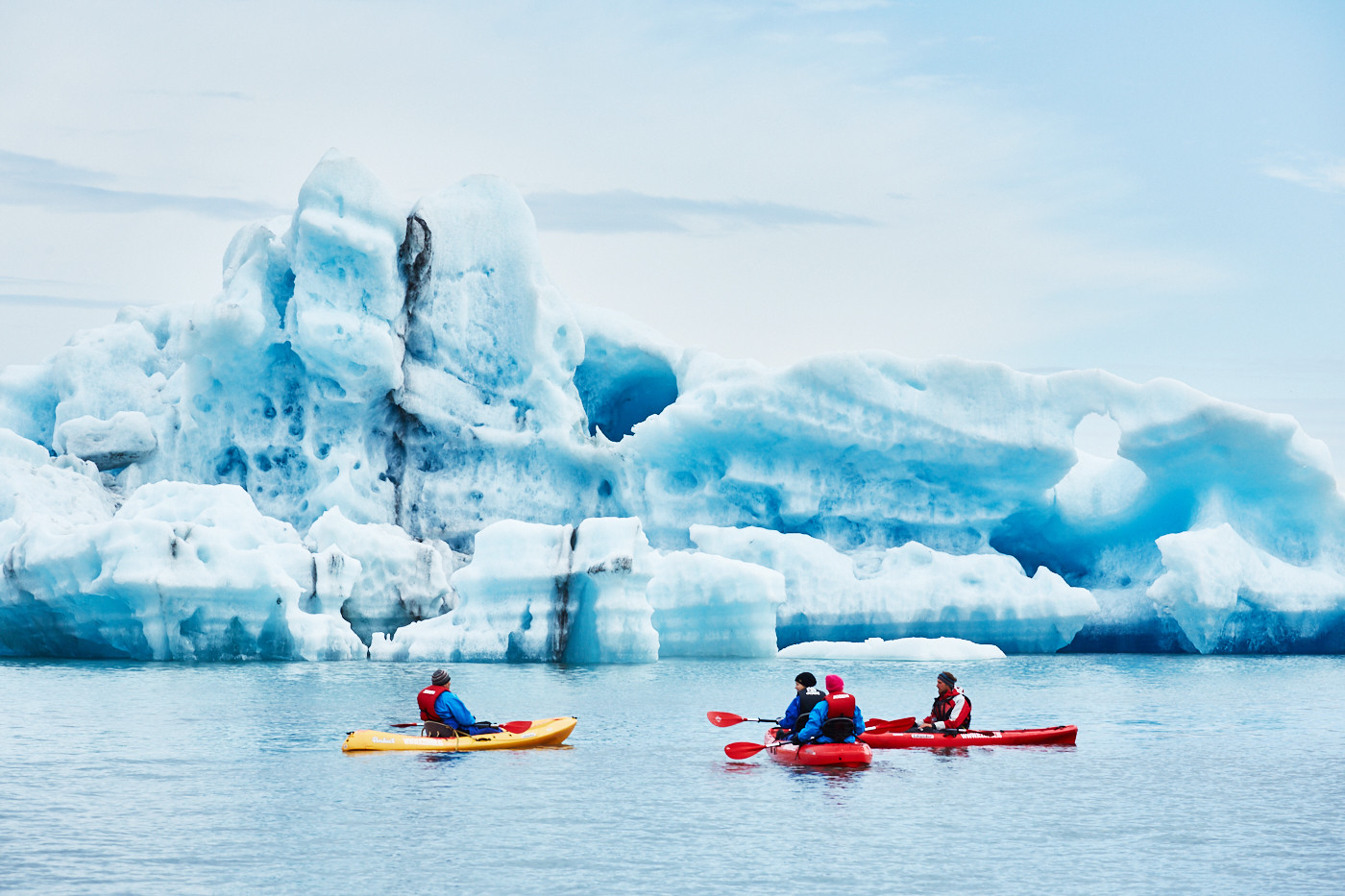 Bootstour auf dem Jökulsárlón Gletschersee, Eissee, Ice lake, Ice lagoon, Boat tour on the glacier lake, Iceland, famous, Island, Miles and Shores, Reiseblog, travelblog, glacier, glacier lake, gletscher, kayaks, kajak, kajakfahren