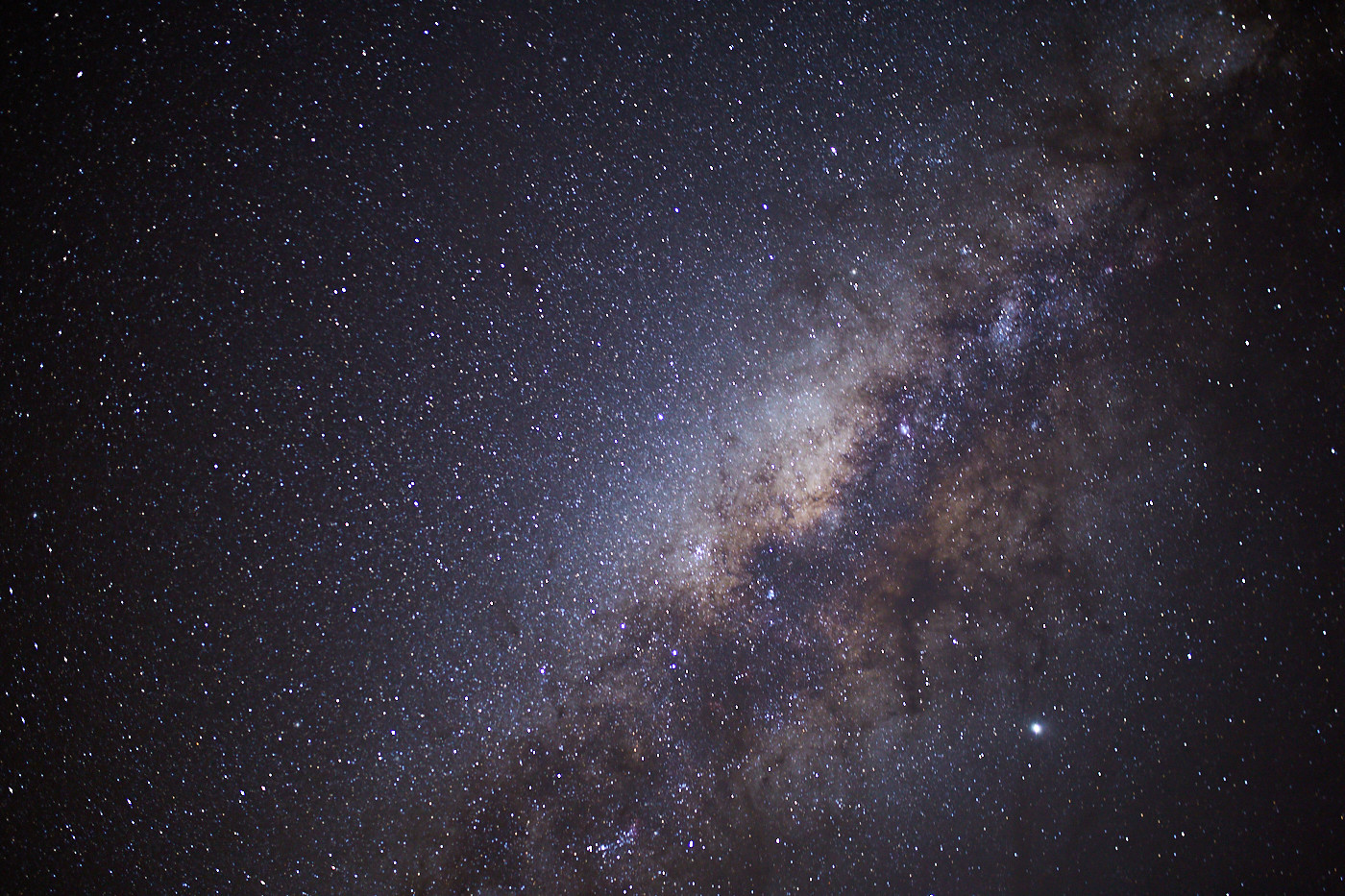 Aufnahmen von der Milchstraße, diesen Blick hatten wir an unserer Nacht auf 4700m Höhe in den peruanischen Anden